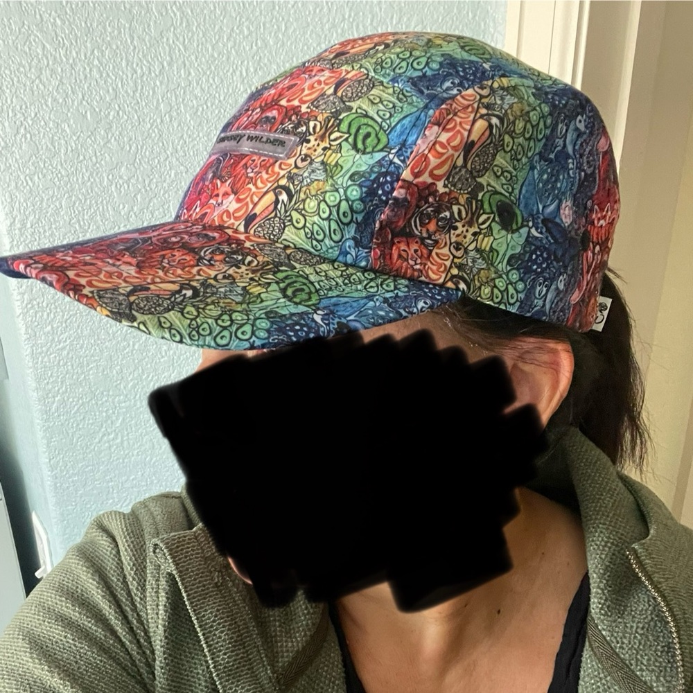 Wildlife print hat